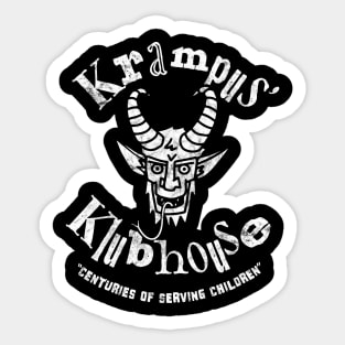 Funny Krampus Daycare Spooky German Christmas Sticker